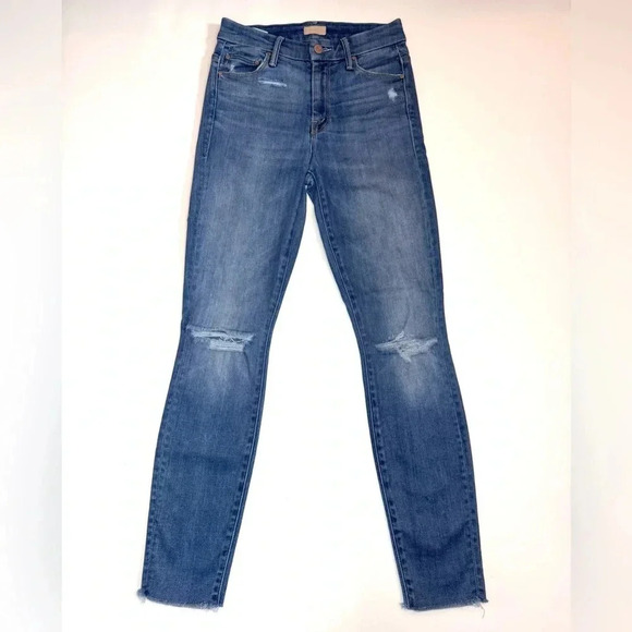 Mother High Waisted Looker Ankle Jeans Size- 24 - Picture 11 of 14